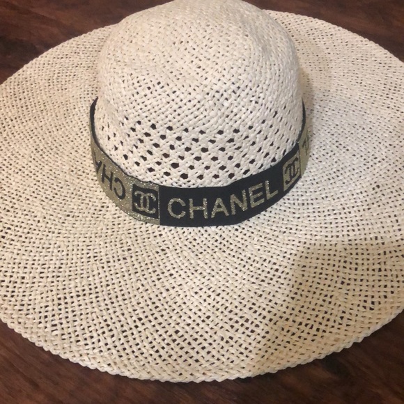 Faux ladies designer beach hat one size fits most main image 7